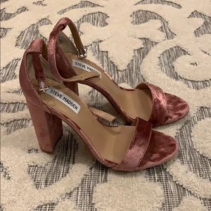 Steve Madden Carrson Pink Velvet